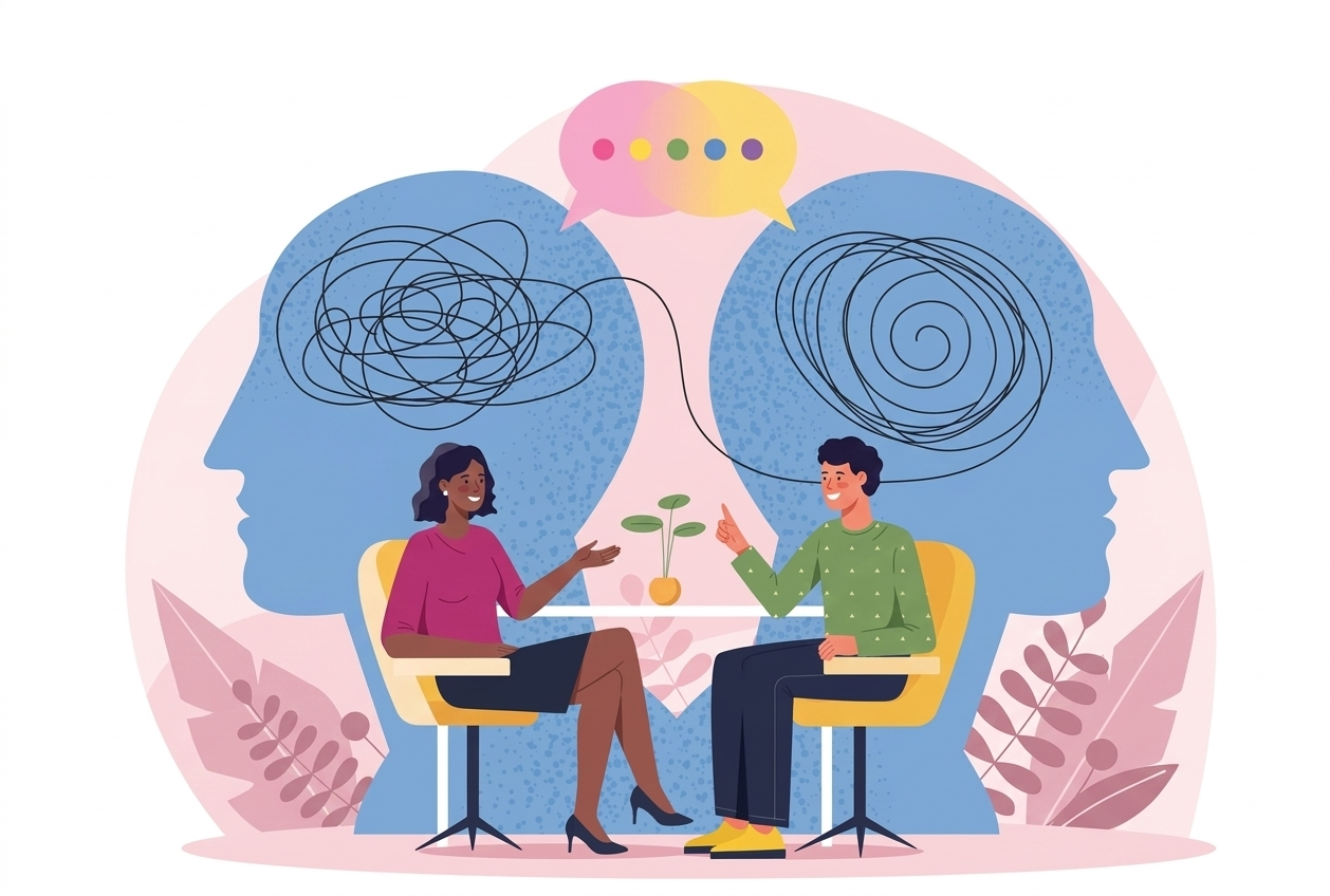 Terapia con adultos atención psicológica con adultos psicólogo mallorca santa ponsa andratx calvia Chema Ramiro impartiendo un taller psicoeducativo - neurona consciente