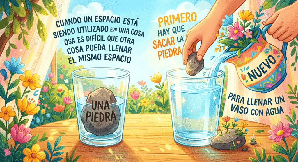 aforismo de piedra y agua necesito quitar mi piedra