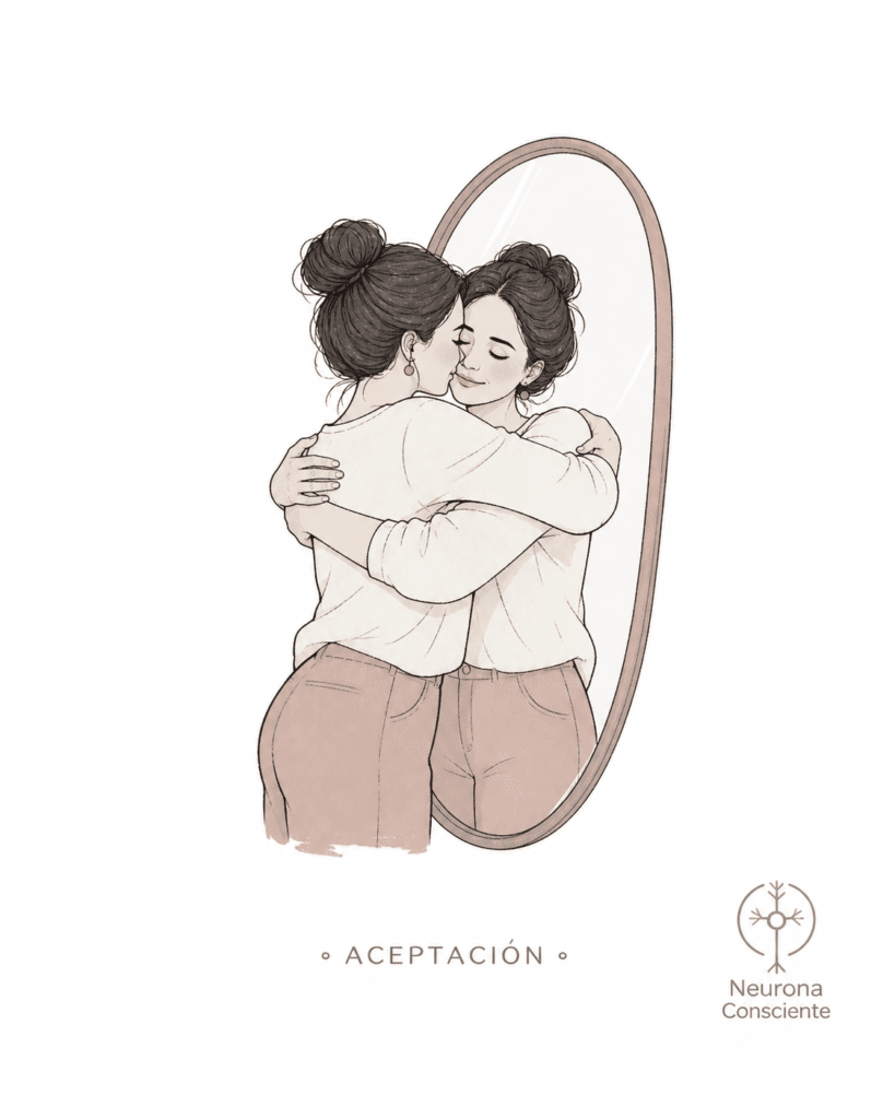 aceptación apego seguro neurona consciente psicólogo mallorca psicólogo online